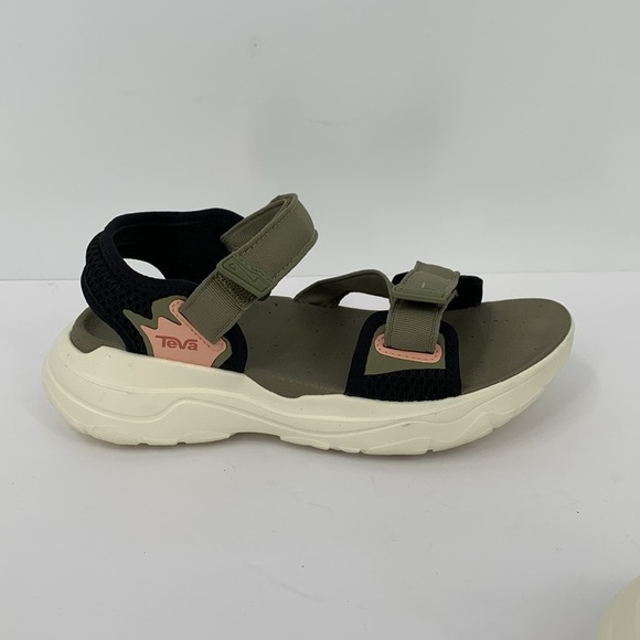 Teva Olive and Black Sandals - Picture 1 of 8